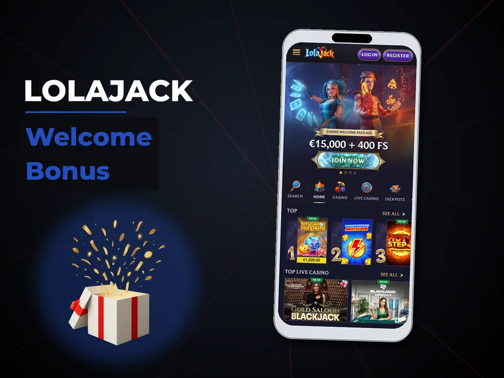 Lolajack - Welcome Bonus